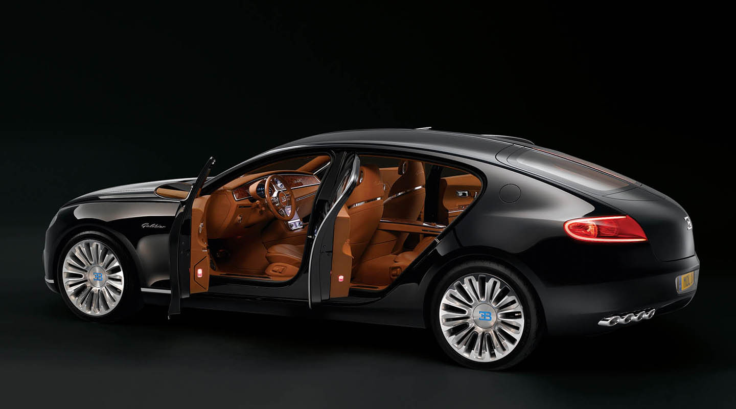 Bugatti Galibier mit offenen Seitentüren